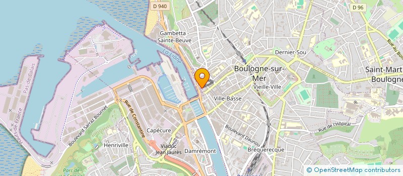 localisation de l'entreprise OPALLYN  BOULOGNE-SUR-MER