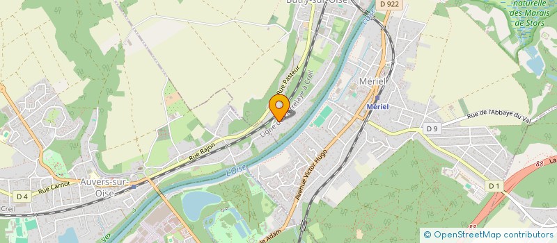 localisation de l'entreprise OPALOC  BUTRY-SUR-OISE