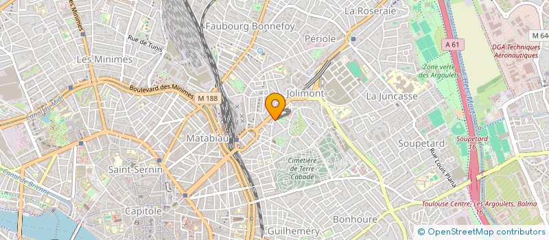 localisation de l'entreprise OPALUB34 à TOULOUSE