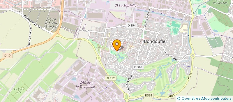 localisation de l'entreprise OPALYS HOLDING  BONDOUFLE