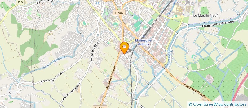 localisation de l'entreprise OPAMA à MANOSQUE