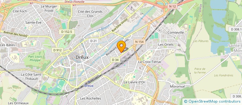 localisation de l'entreprise OPANAK à DREUX