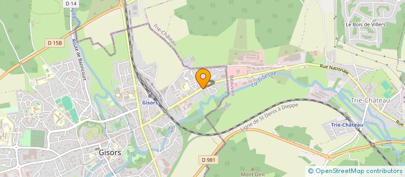 localisation de l'entreprise OPARK  GISORS