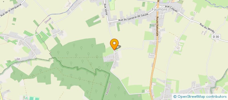 localisation de l'entreprise OPARRAS  FAUMONT