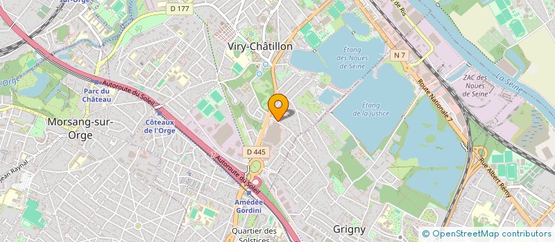 localisation de l'entreprise OPAS à VIRY-CHATILLON