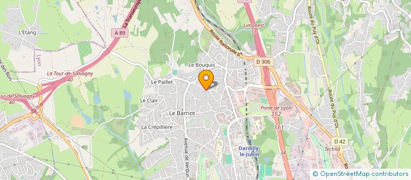 localisation de l'entreprise OPATIJA  DARDILLY