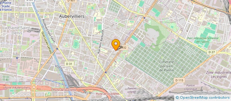 localisation de l'entreprise OPAZ ATELIER  AUBERVILLIERS