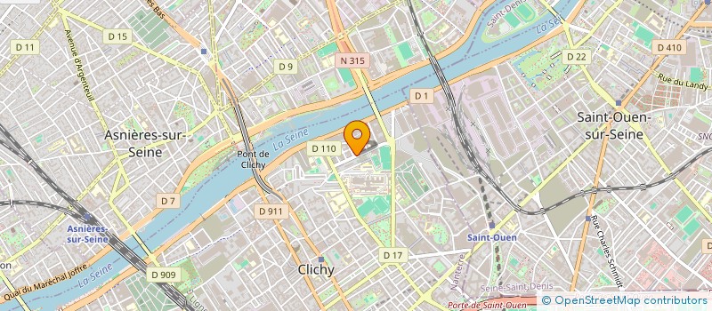 localisation de l'entreprise OPB à CLICHY