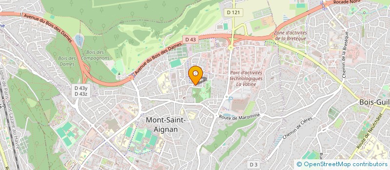 localisation de l'entreprise OPC 56 à MONT-SAINT-AIGNAN