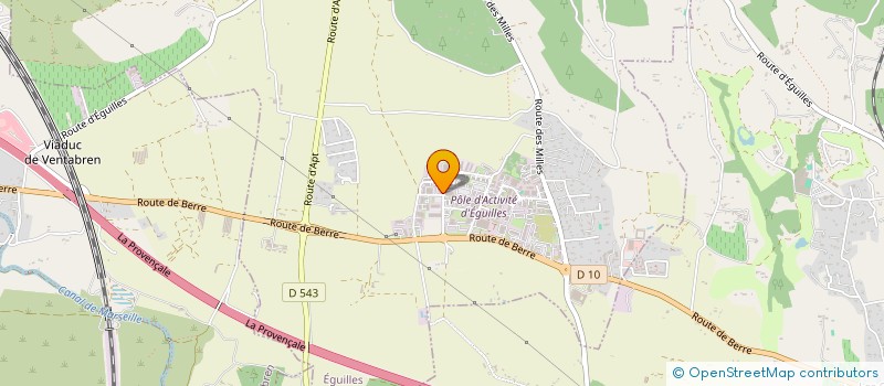 localisation de l'entreprise OPC  EGUILLES