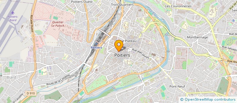 localisation de l'entreprise OPC INSTITUT à POITIERS