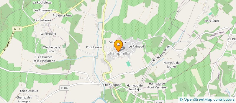 localisation de l'entreprise OPC OUEST PLOMBERIE CHAUFFAGE à CHAMPMILLON