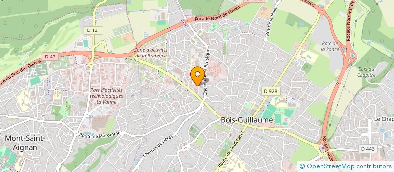 localisation de l'entreprise OPCALIA à BOIS-GUILLAUME