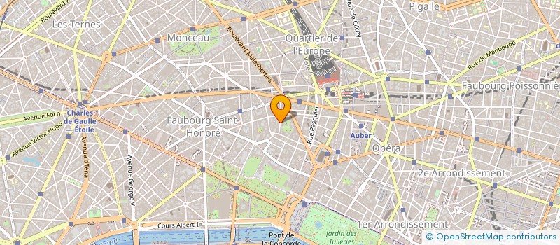 localisation de l'entreprise OPCO ASTOR SAINT-HONORE  PARIS