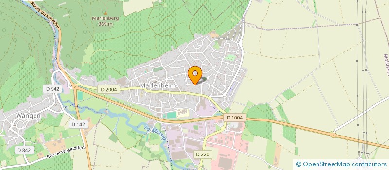 localisation de l'entreprise OPCODE à MARLENHEIM