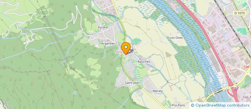 localisation de l'entreprise OPCP à NOYAREY