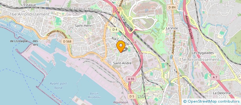 localisation de l'entreprise OPCYPRO à MARSEILLE