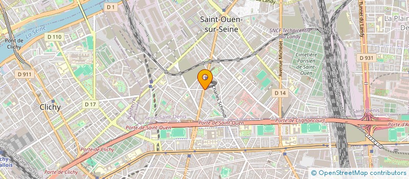 localisation de l'entreprise OPE FORMATION à SAINT-OUEN-SUR-SEINE