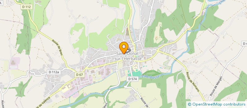 localisation de l'entreprise OPE MULTISERVICES à SAINT-DONAT-SUR-L'HERBASSE