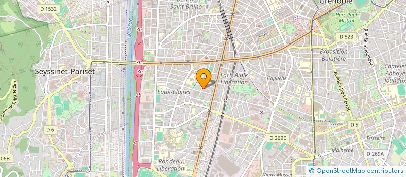 localisation de l'entreprise OPECIA à GRENOBLE