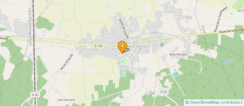 localisation de l'entreprise OPEERA à SCORBE-CLAIRVAUX