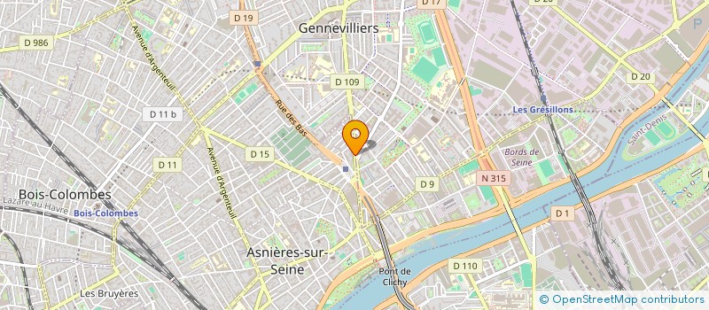 localisation de l'entreprise OPEN 2 EUROPE à ASNIERES-SUR-SEINE
