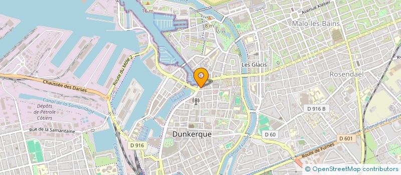 localisation de l'entreprise OPEN BAR à DUNKERQUE