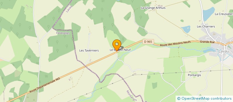 localisation de l'entreprise OPEN'BAT  LAVAU