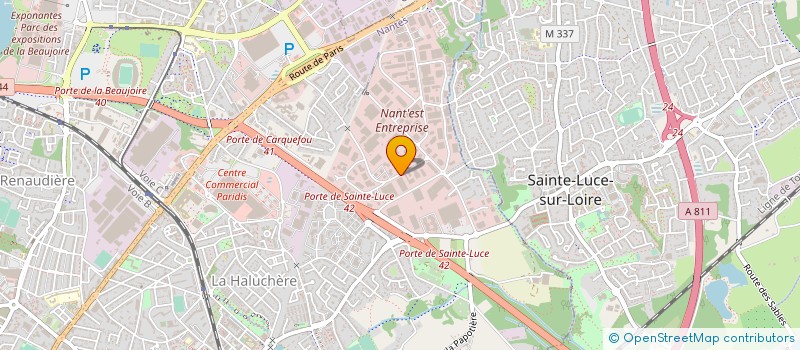 localisation de l'entreprise OPEN BLOC à NANTES