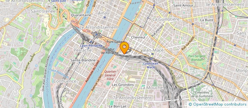 localisation de l'entreprise OPEN BLOCK à LYON