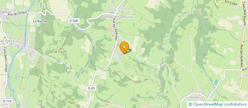 localisation de l'entreprise OPEN BOX  BARBAZAN-DESSUS