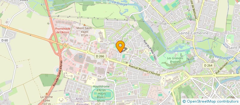 localisation de l'entreprise OPEN BULLES à ARRAS