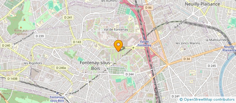 localisation de l'entreprise OPEN CAPS à FONTENAY-SOUS-BOIS