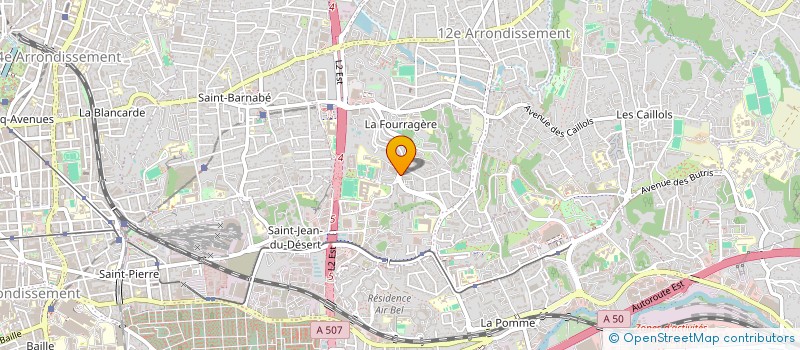 localisation de l'entreprise OPEN CARS  MARSEILLE