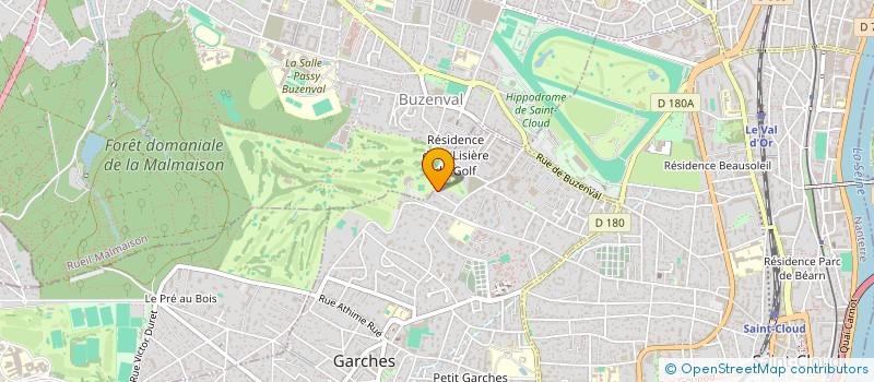 localisation de l'entreprise OPEN CITY  GARCHES