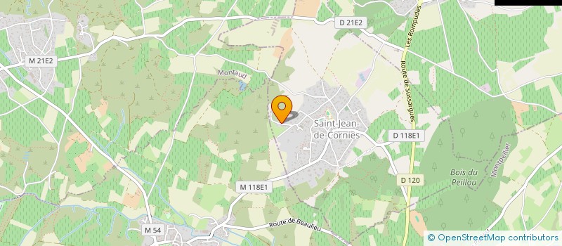 localisation de l'entreprise OPEN CONCEPT SARL à SAINT-JEAN-DE-CORNIES