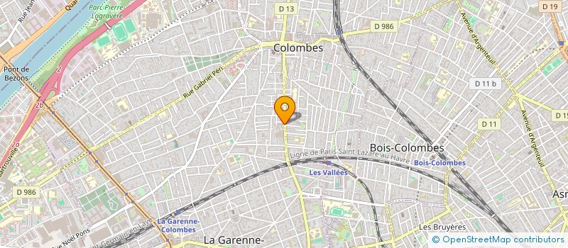localisation de l'entreprise OPEN CONSEILS à COLOMBES