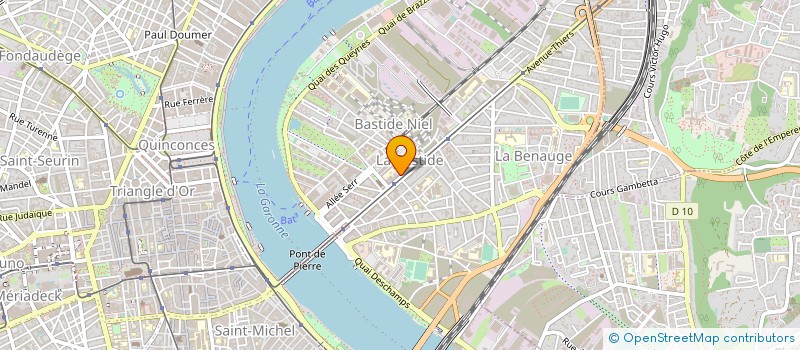 localisation de l'entreprise OPEN CONSEILS à BORDEAUX