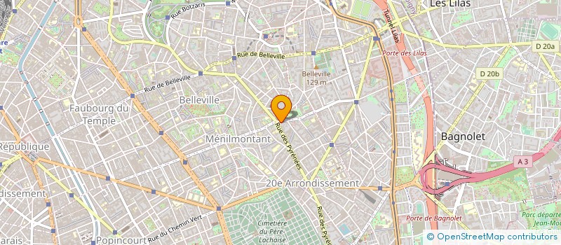 localisation de l'entreprise OPEN CS  PARIS