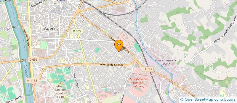 localisation de l'entreprise OPEN CULTURE (OPC)  AGEN