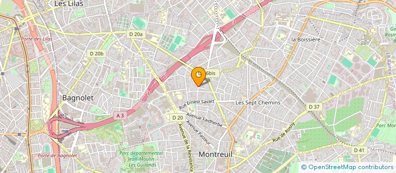 localisation de l'entreprise OPEN ENDS à MONTREUIL