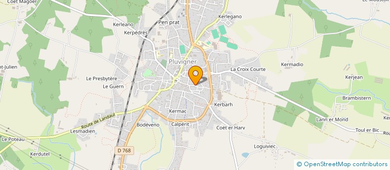 localisation de l'entreprise OPEN EYES  PLUVIGNER