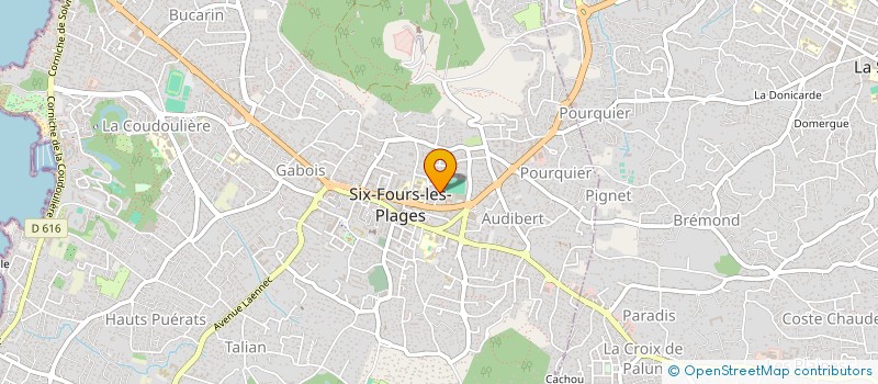 localisation de l'entreprise OPEN FLOW  SIX-FOURS-LES-PLAGES