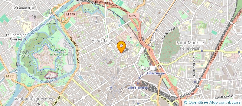 localisation de l'entreprise OPEN G  LILLE