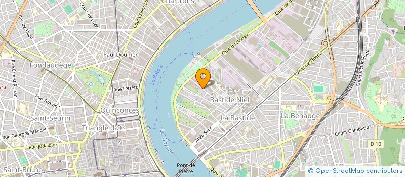 localisation de l'entreprise OPEN GARDEN  BORDEAUX