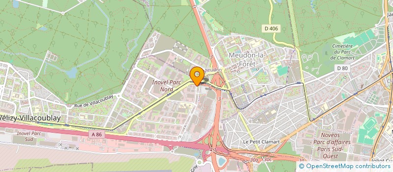 localisation de l'entreprise OPEN HOUSE VELIZY à VELIZY-VILLACOUBLAY
