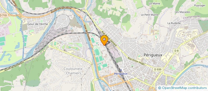 localisation de l'entreprise OPEN I à PERIGUEUX
