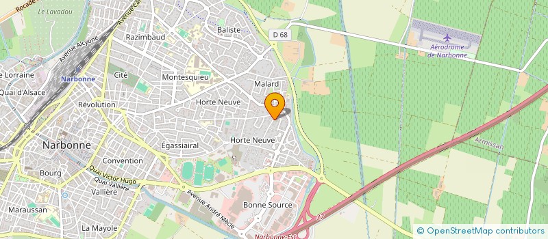 localisation de l'entreprise OPEN KAIROS  NARBONNE