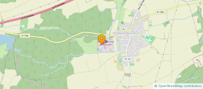 localisation de l'entreprise OPEN KITCHEN  HEIMSBRUNN