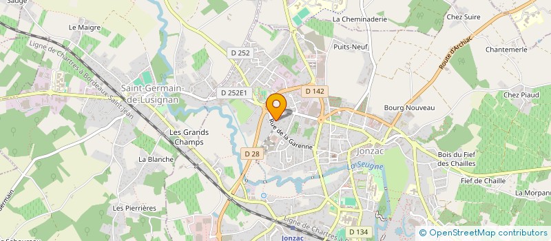 localisation de l'entreprise OPEN LEAD  JONZAC